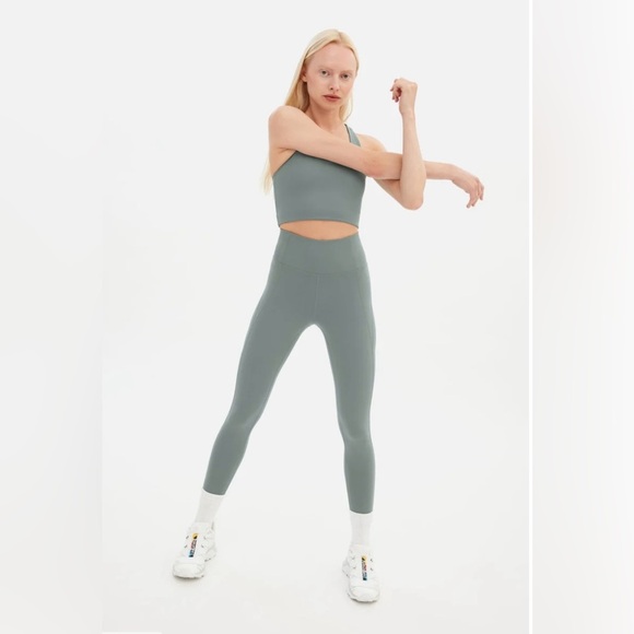 Girlfriend Collective Misty Sage Compressive High-Rise Legging size S $88 USD - Picture 1 of 5